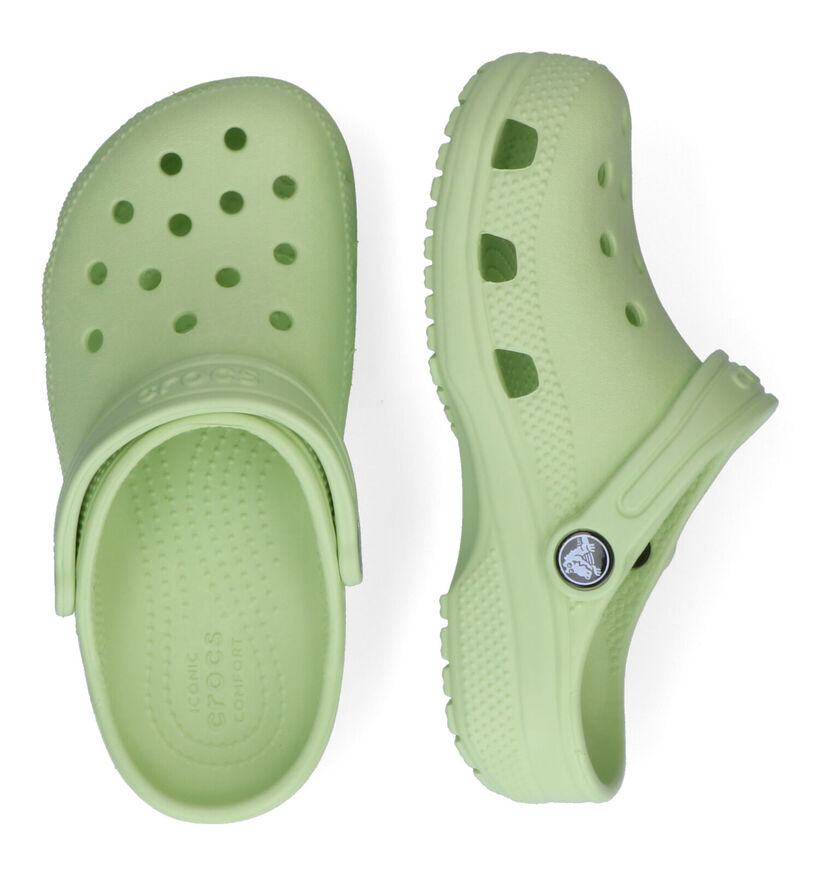 Crocs Classic Clog Nu-pieds en Bleu pour filles, garçons (307767)