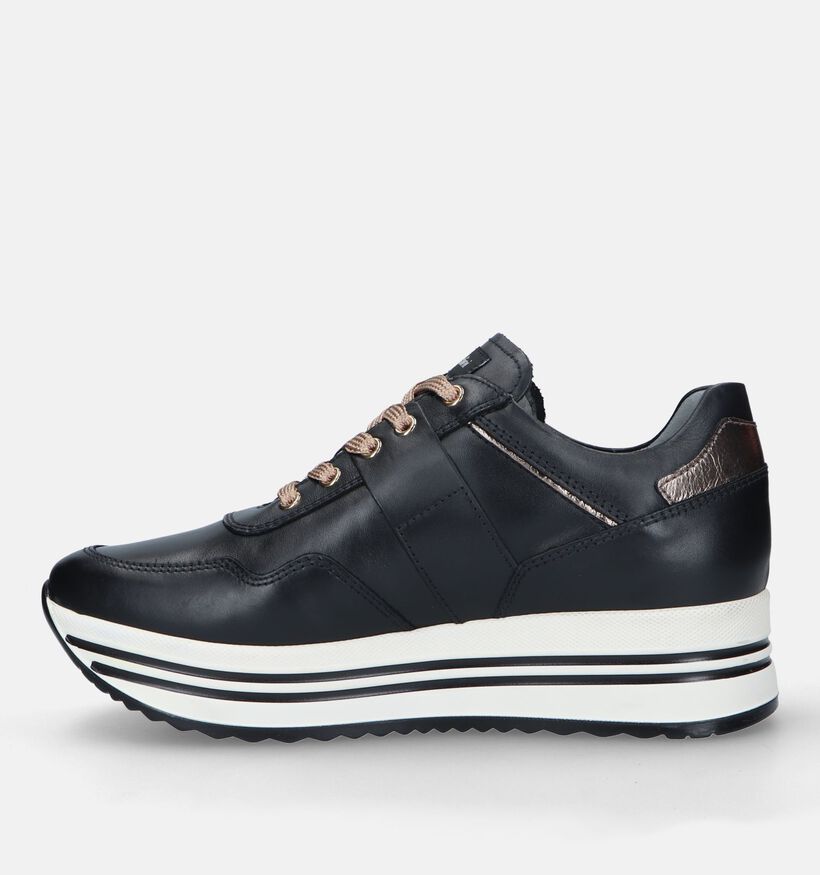 NeroGiardini Zwarte Platform Sneakers voor dames (329879) - geschikt voor steunzolen