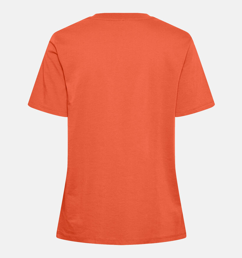 Pieces Ria Oranje T-shirt voor dames (342025)