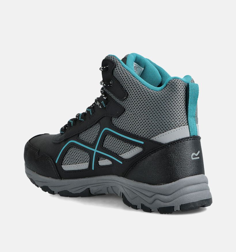 Regatta Lady Vendeavour Chaussures de randonnée en Noir/Gris pour femmes (362152) - pour semelles orthopédiques