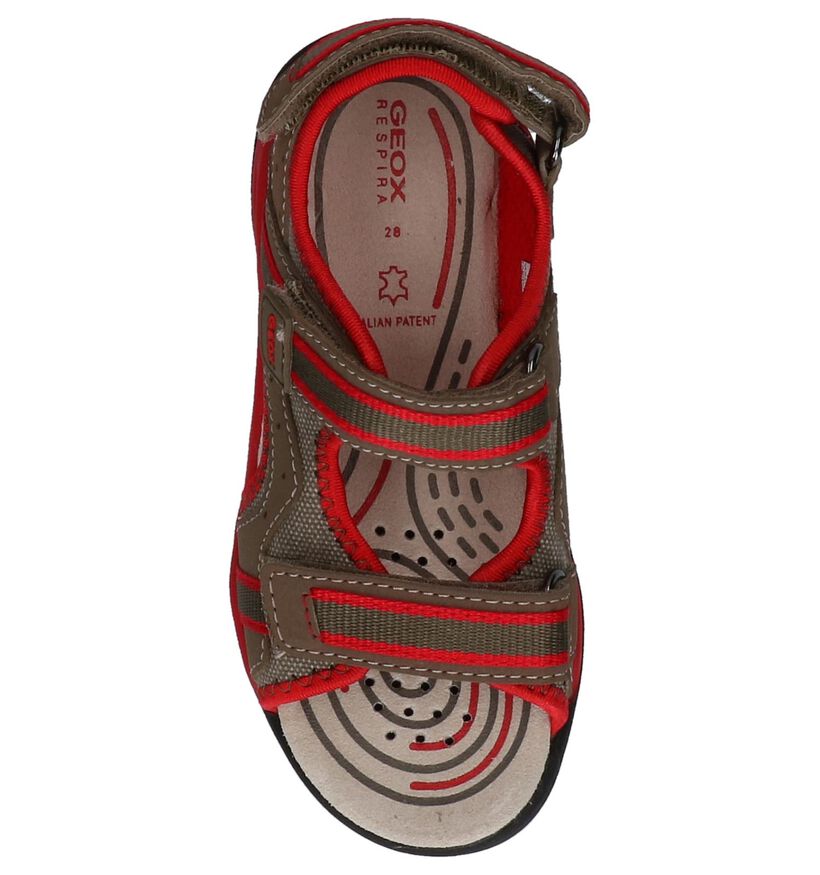 Sportieve Sandalen Rood Geox Borealis in kunstleer (213177)