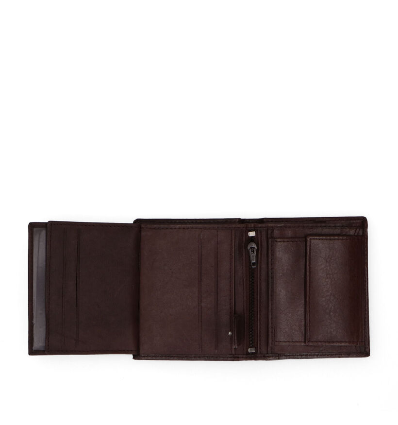 Euro-Leather Zwarte Portefeuille voor heren (333033)