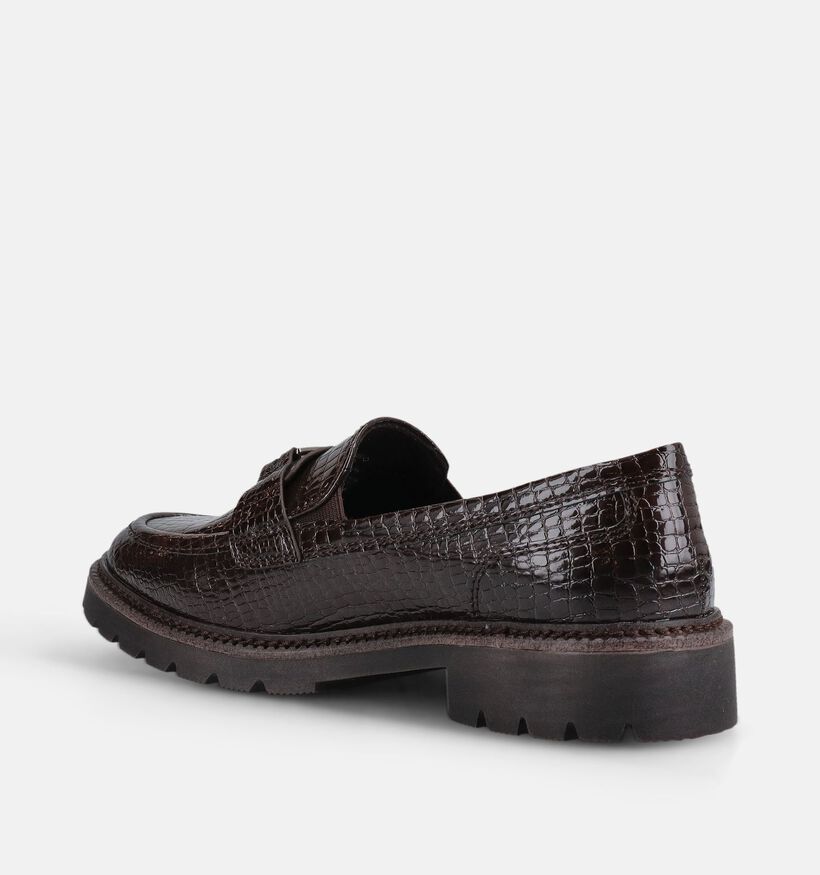 Tamaris Chaussures plates en Brun fonc&eacute; pour femmes (376716)