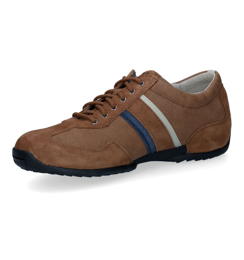 Pius Gabor Cognac Veterschoenen voor heren (305647) - geschikt voor steunzolen