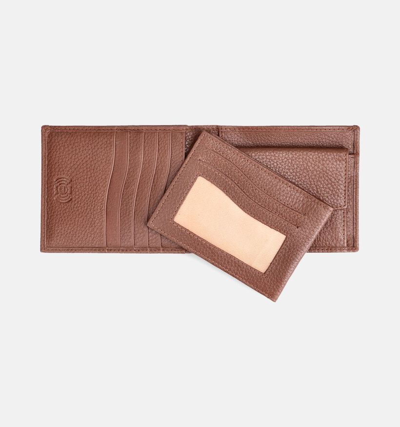 Crinkles Portefeuille en Cognac pour hommes (381726)