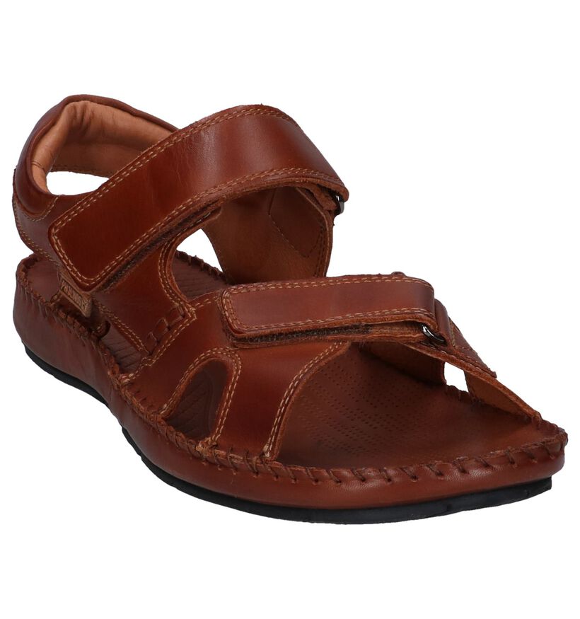 Pikolinos Tarifa Cognac Sandalen in leer (308023)