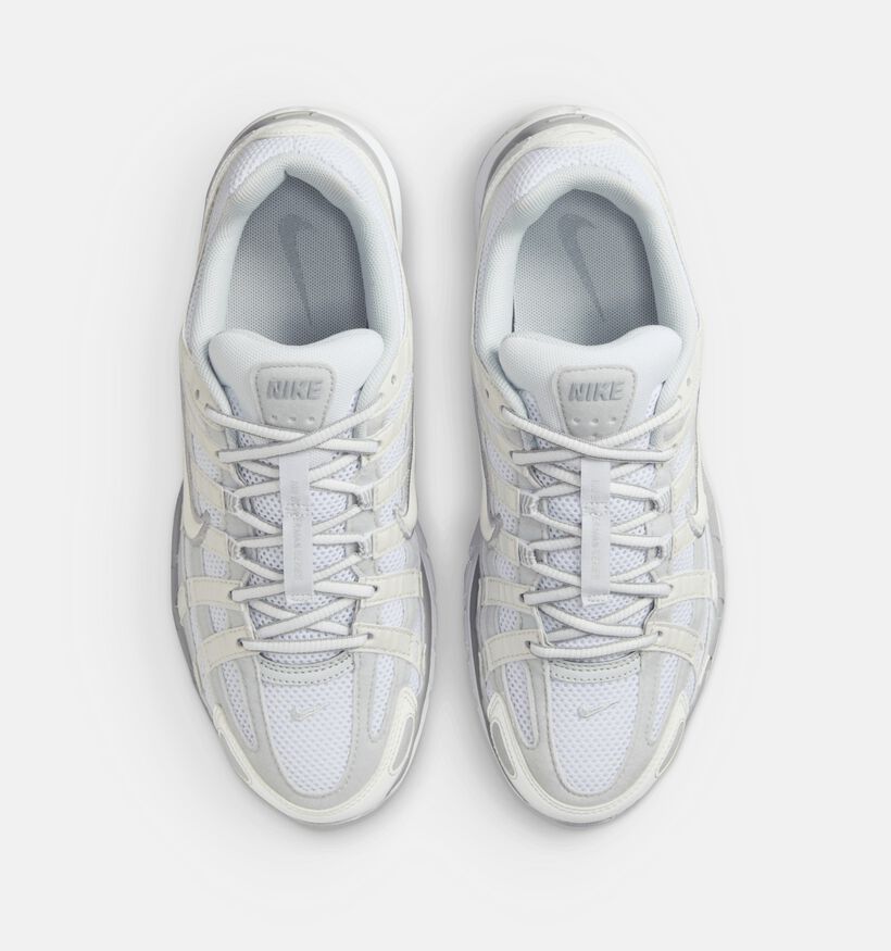 Nike P-6000 Baskets en Blanc pour femmes (372892) - pour semelles orthop&eacute;diques