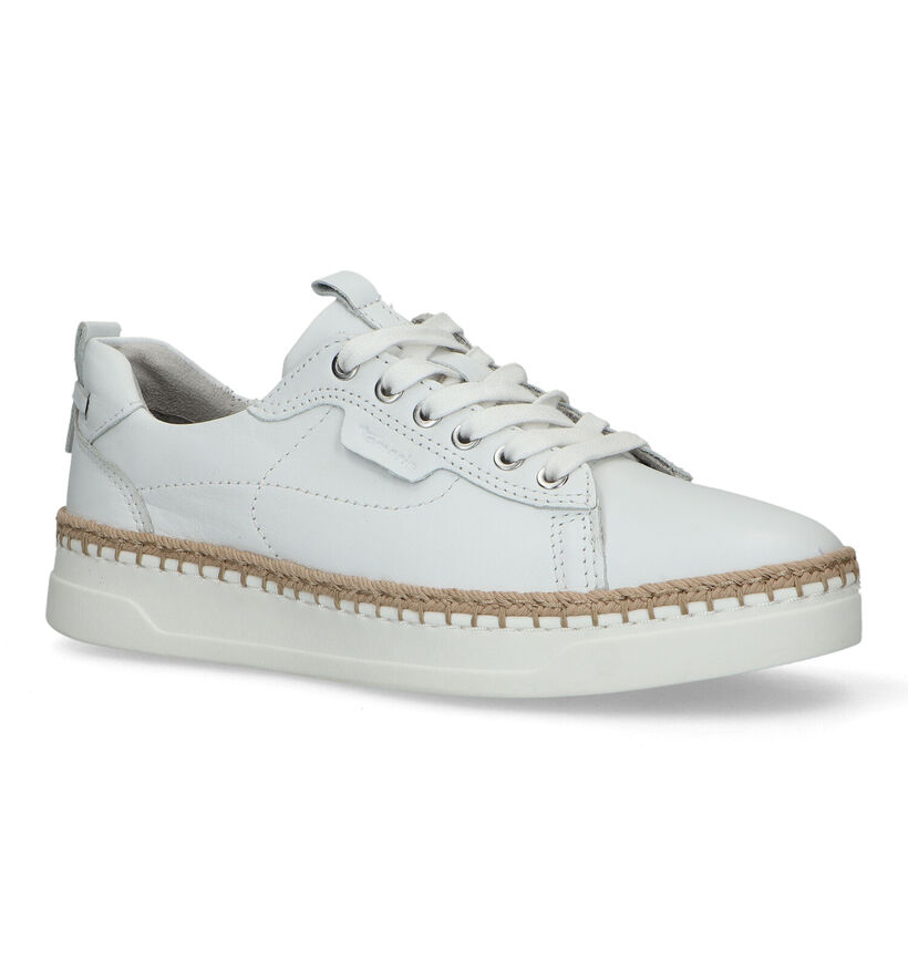 Tamaris Pure Relax Witte Sneakers in leer (320548)