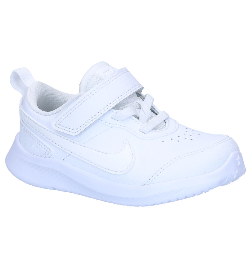 Nike Varsity Witte Sneakers in kunstleer (277503)