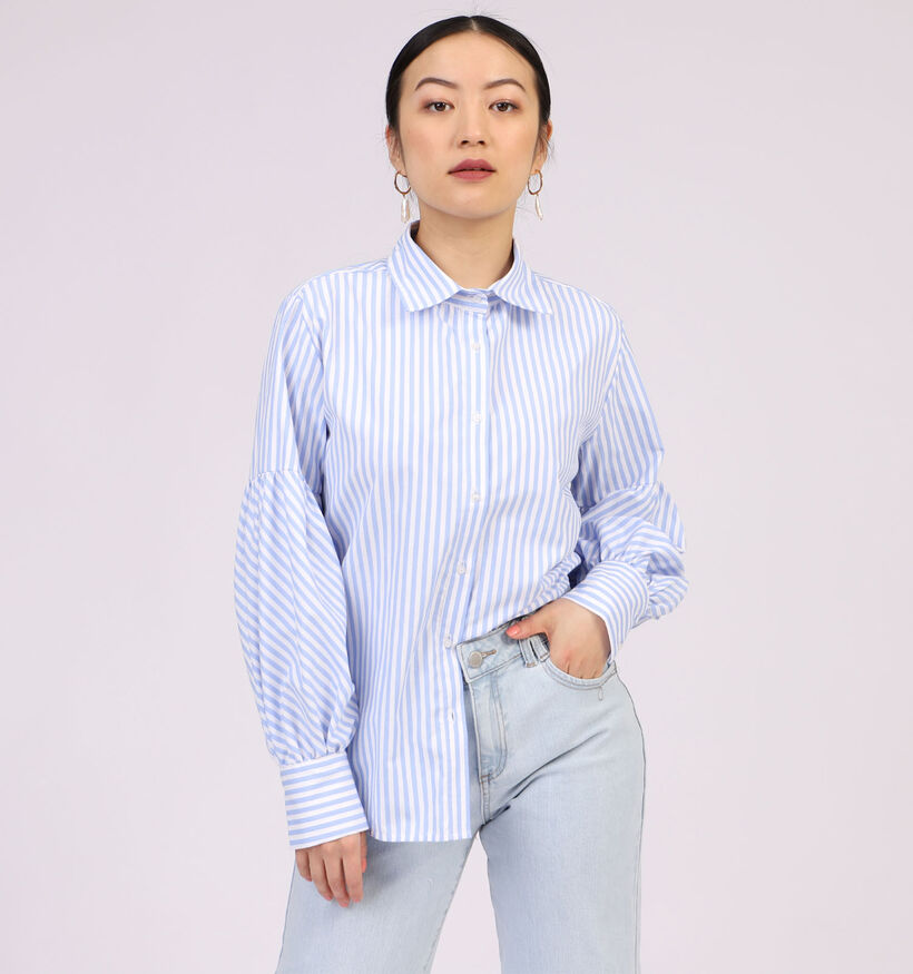 Mexx Blauw Gestreept Hemd (313274)