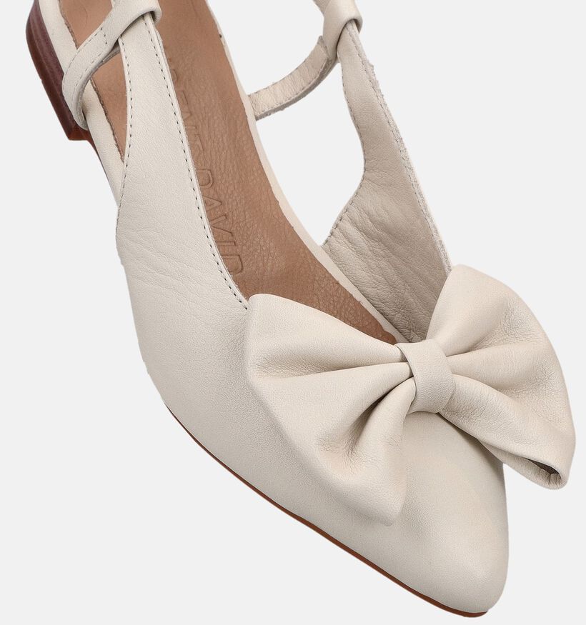 Laurent David Ballerines en Blanc pour femmes (373775)