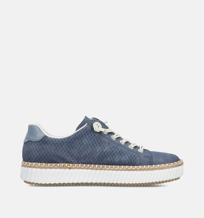 Rieker Chaussures à lacets en Bleu pour femmes (354964) - pour semelles orthopédiques
