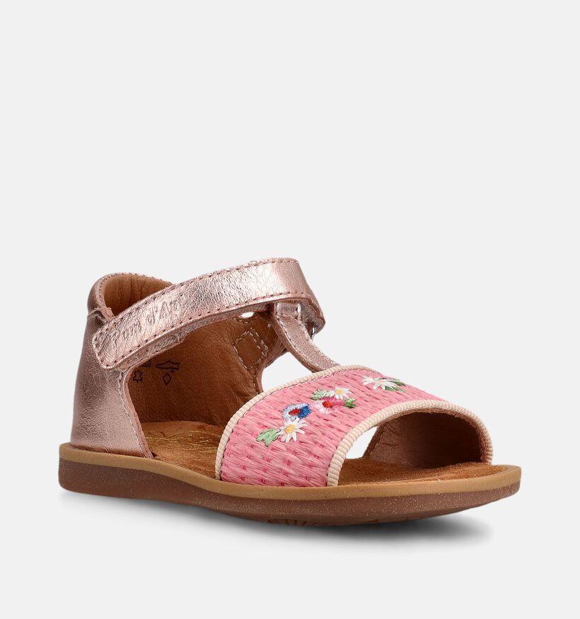 Pom d'Api Poppy Air Rose Golden Babysandalen voor meisjes (370301)