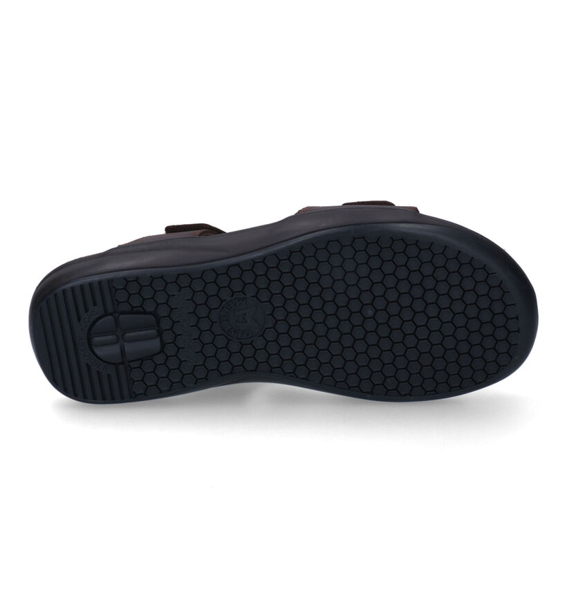Mephisto Stan Grizzly Bruine Slippers in leer (307312)