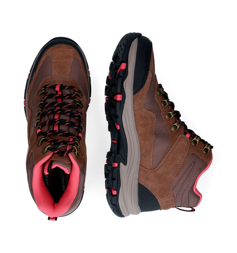 Skechers Trego Base Bruine Wandelschoenen in daim (293953)