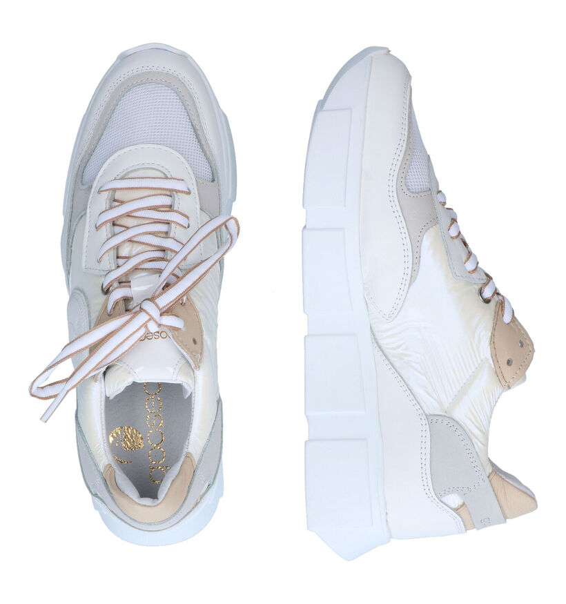 Goosecraft Aspen Witte Sneakers voor dames (310102) - geschikt voor steunzolen