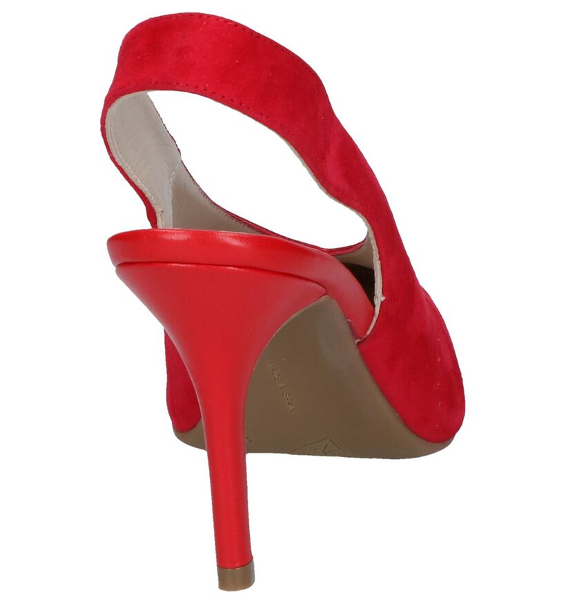 Marian Talons hauts en Rouge foncé en daim (249288)