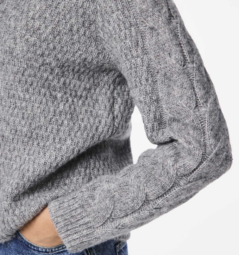 Pieces Nina Pull en Gris pour femmes (361132)