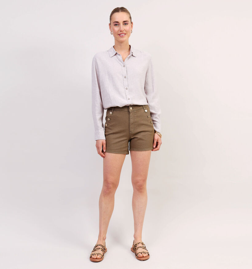 Vero Moda Linn Beig hemd voor dames (352183)