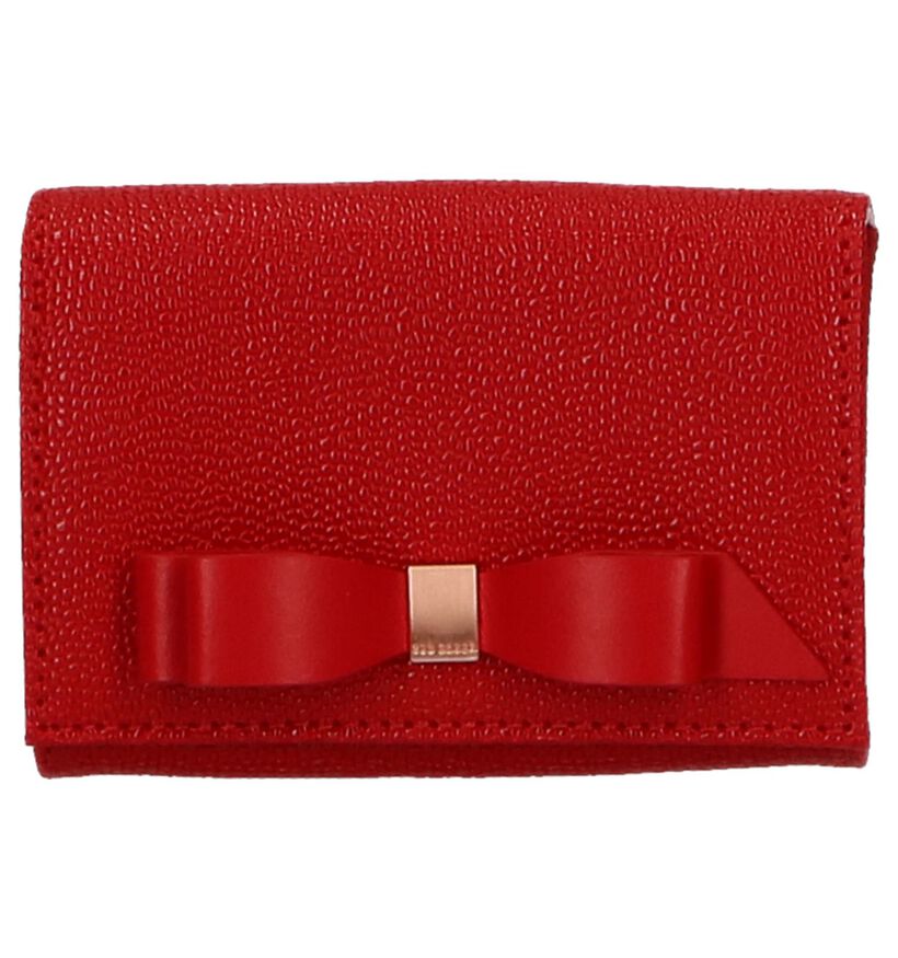 Ted Baker Leonyy Porte-monnaie à rabat en Rouge en simili cuir (254365)