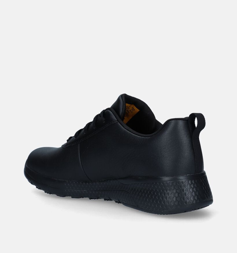 Skechers Work ISO Relaxed Fit Zwarte Sneakers voor dames (347654) - geschikt voor steunzolen