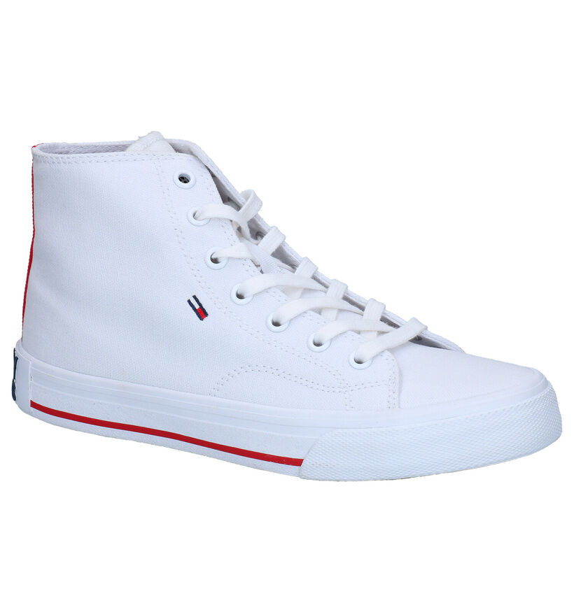 Tommy Hilfiger Witte Sneakers in stof (268439)
