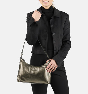 Burkely Schoudertassen Taupe