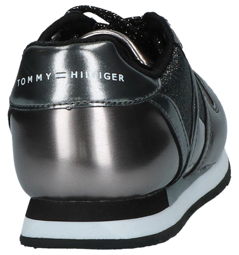 Zilveren Metallic Geklede Sneakers Tommy Hilfiger in kunstleer (225252)