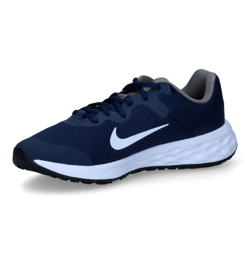 Nike Revolution 6 GS Baskets en Bleu pour filles (308952)