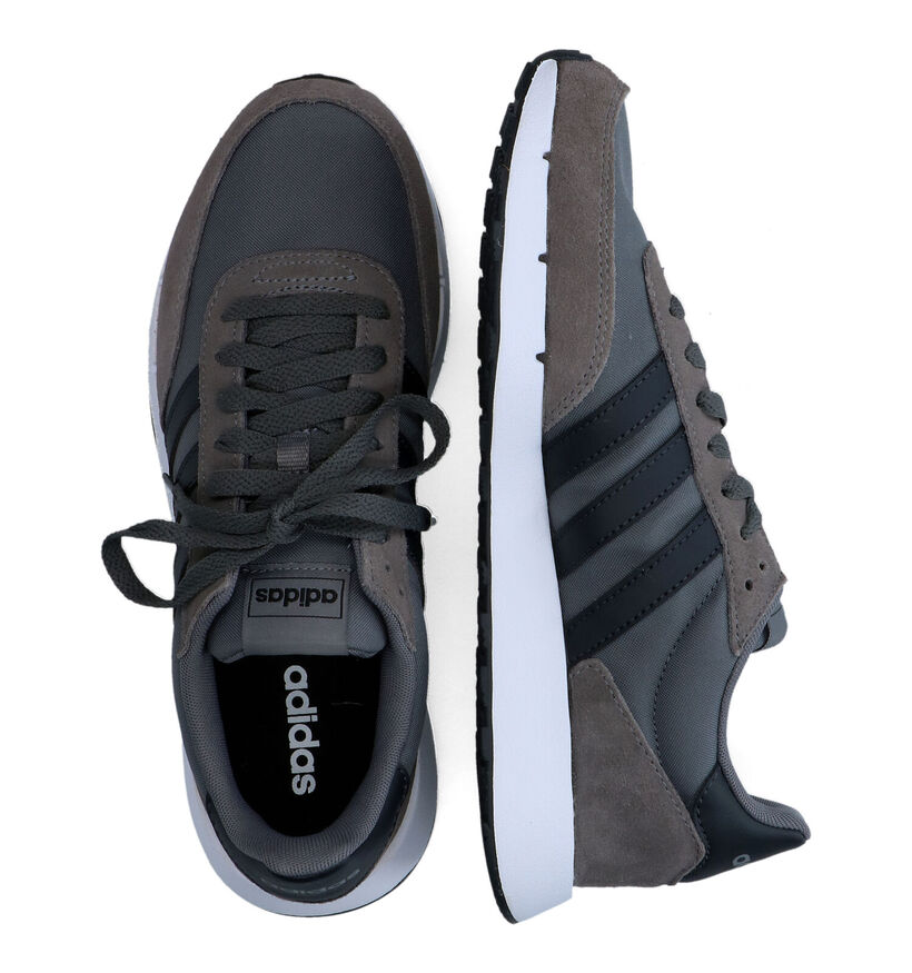 adidas Run 60s 2.0 Baskets en Gris pour hommes (311408) - pour semelles orthopédiques