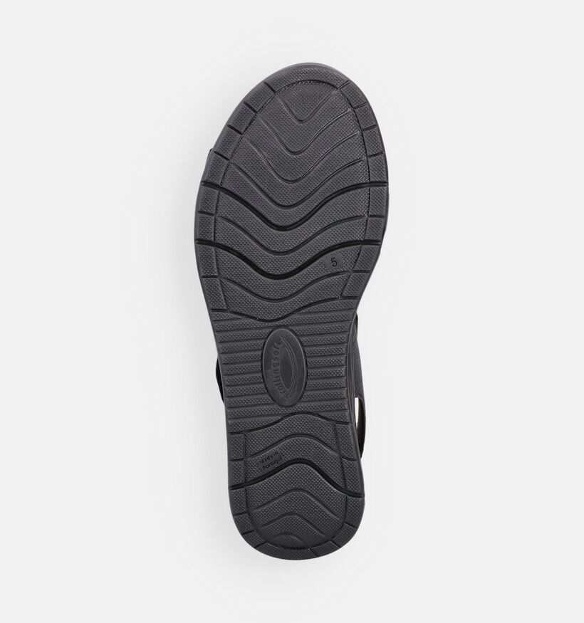 Gabor Rollingsoft Zwarte Sandalen voor dames (371105) - geschikt voor steunzolen