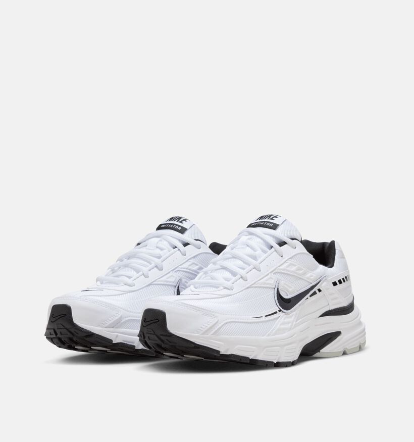 Nike Initiator Baskets basses en Blanc pour hommes (367301) - pour semelles orthop&eacute;diques