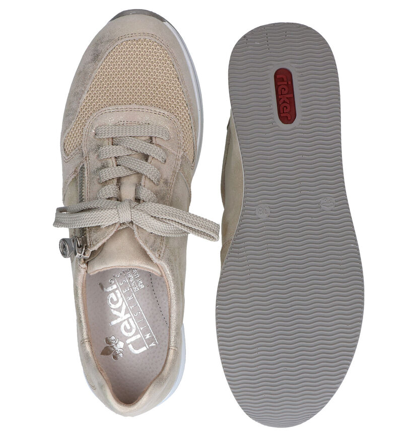 Rieker Baskets casual en Beige en textile (271868)