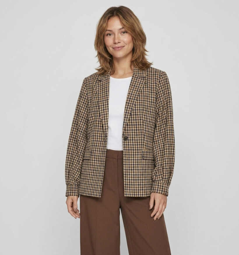 Vila Esmeralda Blazer en Brun pour femmes (382055)