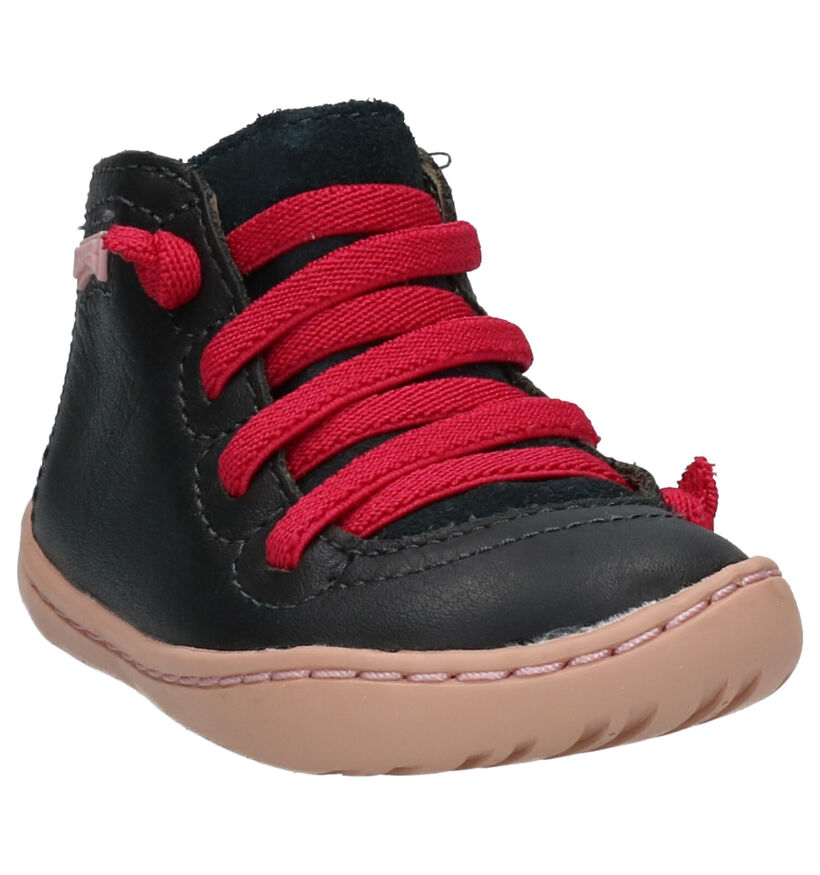 Camper Grijze Hoge Schoenen in leer (259029)