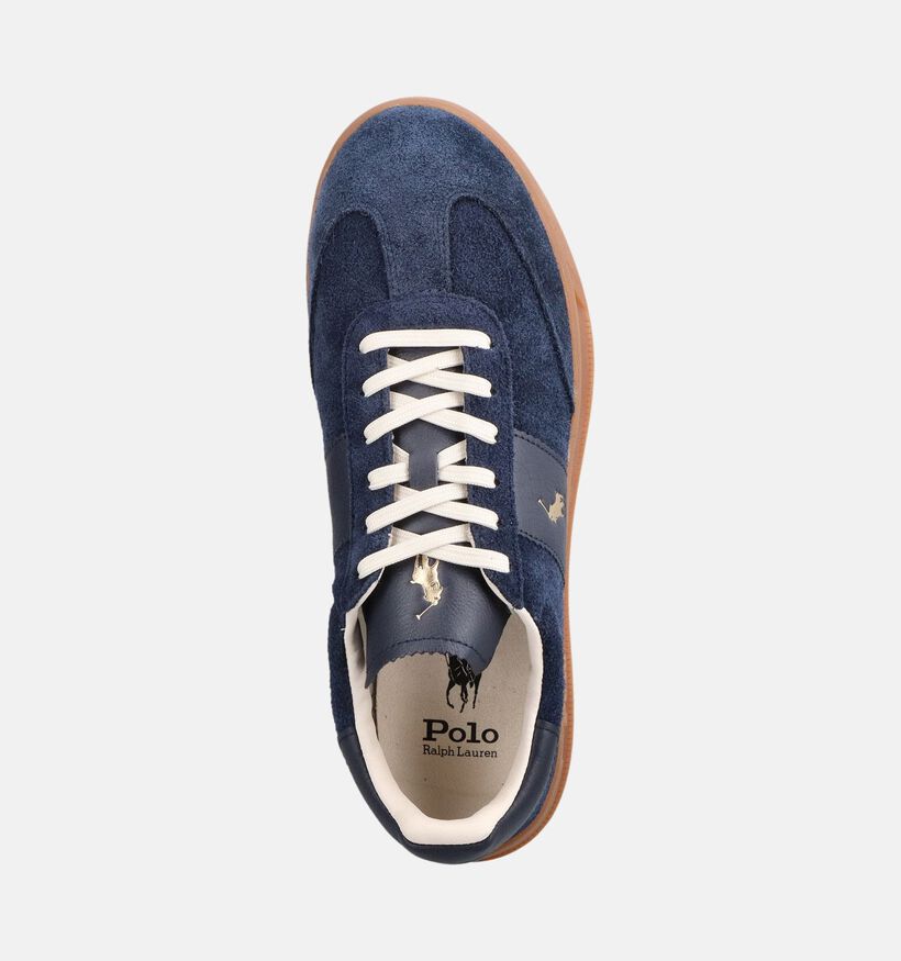 Polo Ralph Lauren Area Chaussures plates en Bleu fonc&eacute; pour hommes (375265)