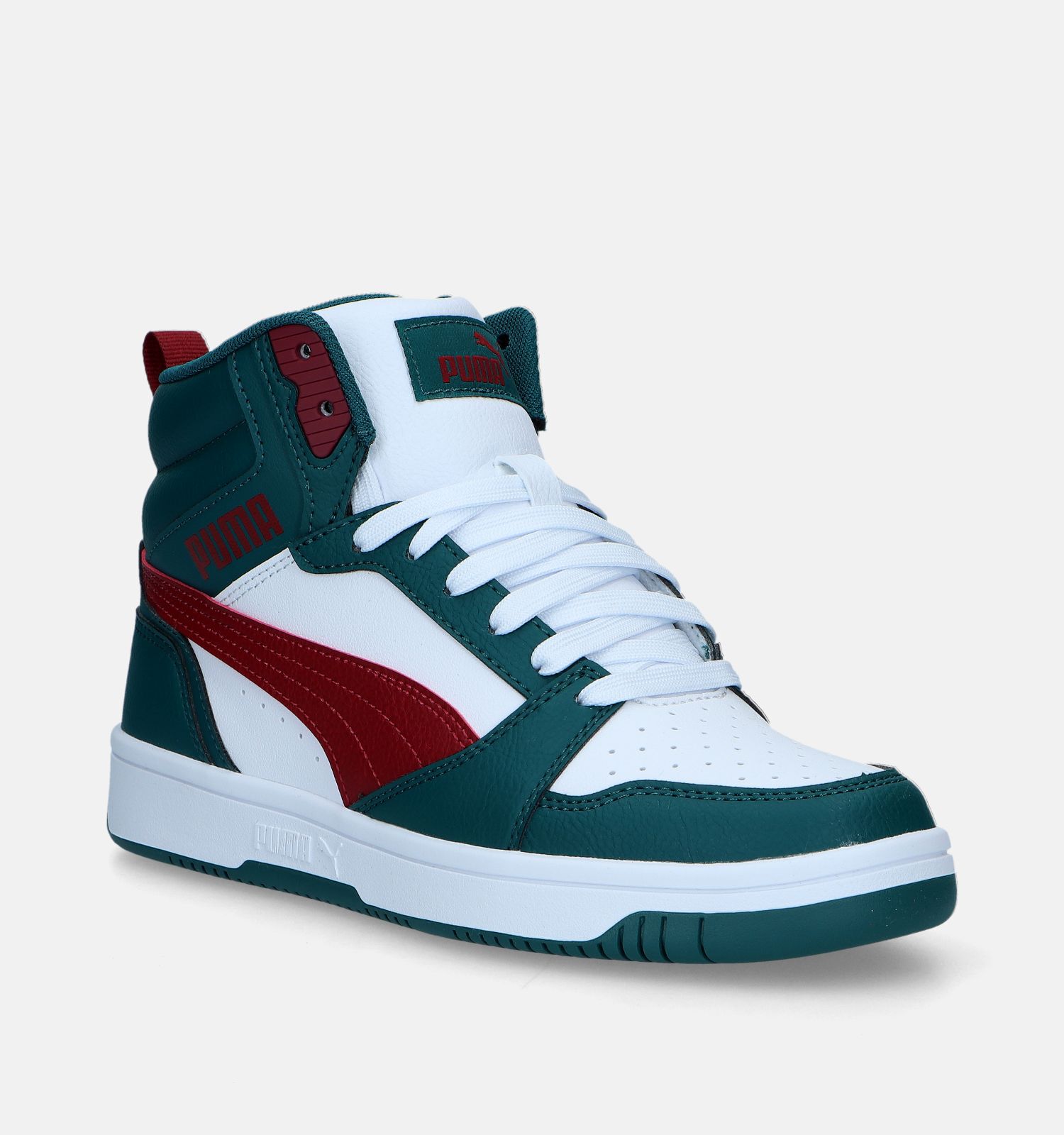 Puma Rebound v6 Groene Sneakers Jongens Meisjes Sneakers Online op TORFS.BE