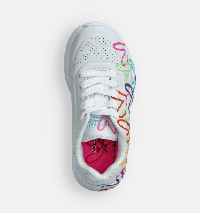 Skechers x J. Goldcrown Uno Lite Witte Sneakers voor meisjes (366423) - geschikt voor steunzolen