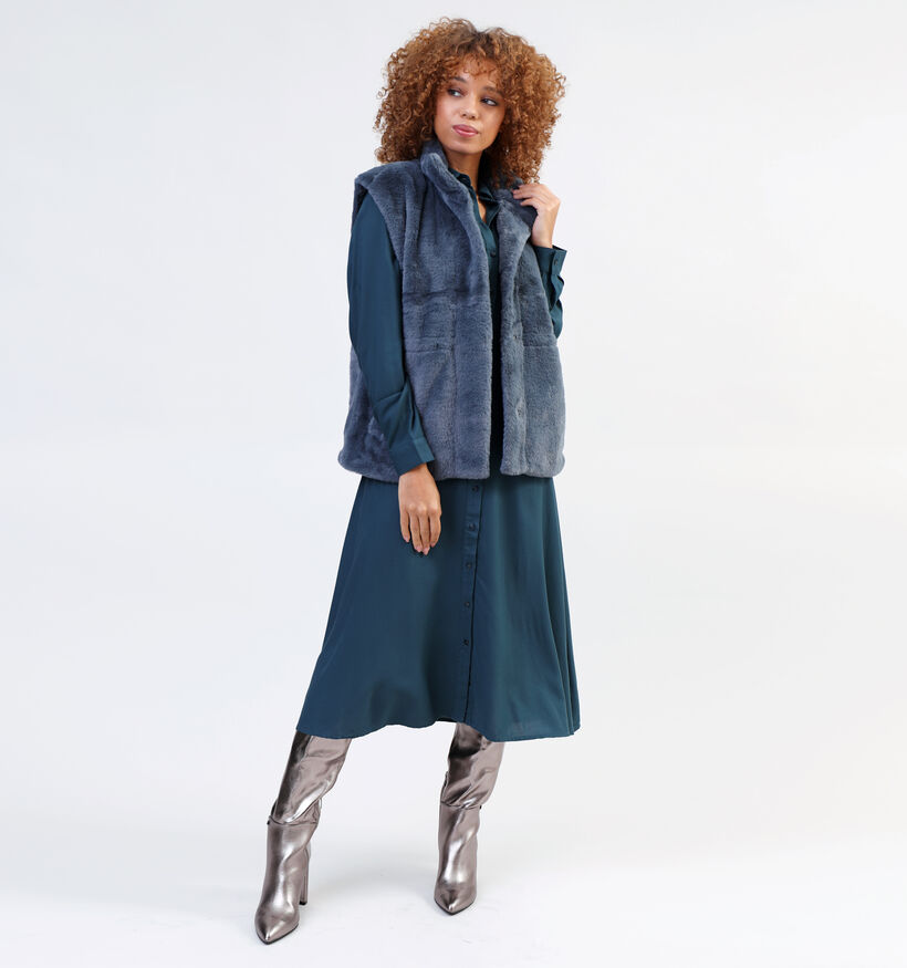 Vero Moda Sonjapoppy Camel Faux fur jas voor dames (328998)