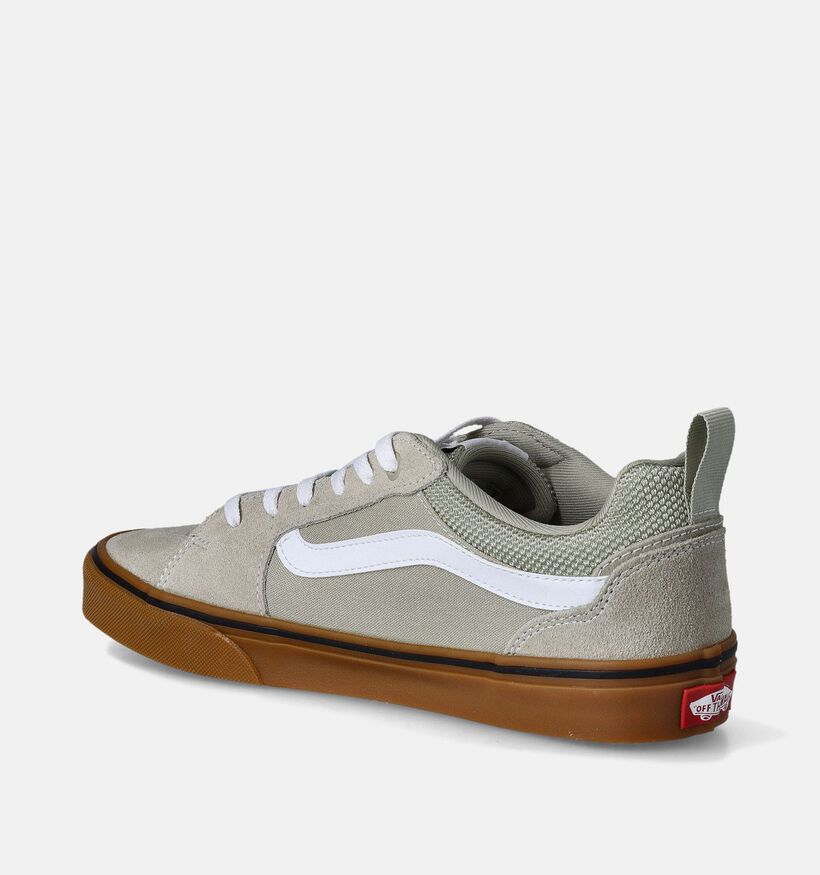 Vans Filmore Baskets pour skate en Vert Khaki pour hommes, garçons (352484)
