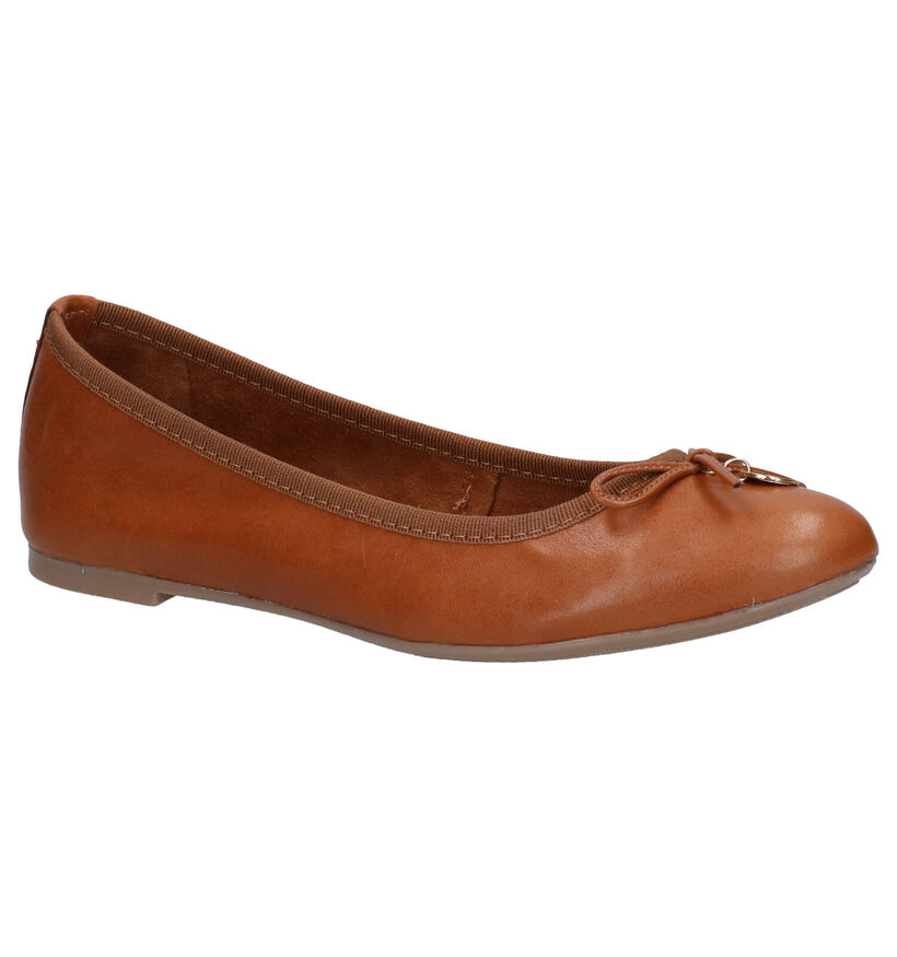 Scapa Tenerife Cognac Ballerina's in leer (271142)