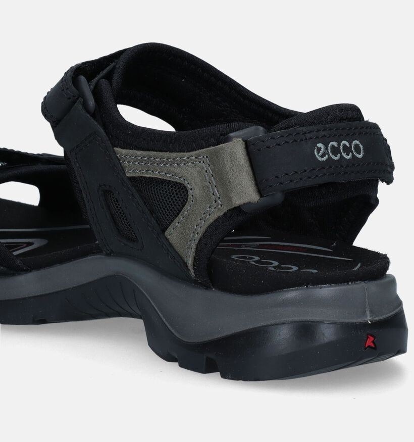 ECCO Offroad Yucatan Zwarte Sandalen voor dames (336871)