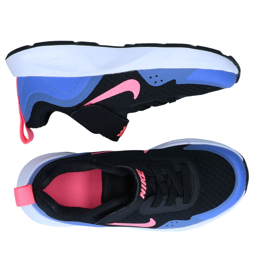 Nike Wear Allday PS Zwarte Sneakers in stof (284457)