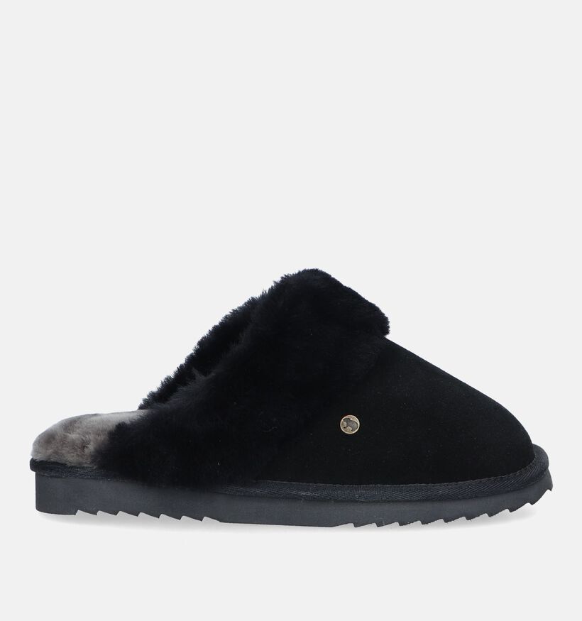 Warmbat Flurry Pantoufles en laine en Cognac pour femmes (329908)