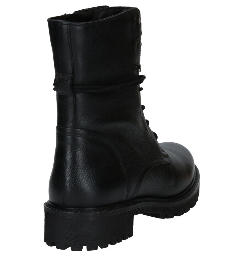 Geox Hoara Bottines en Noir en cuir (278856)