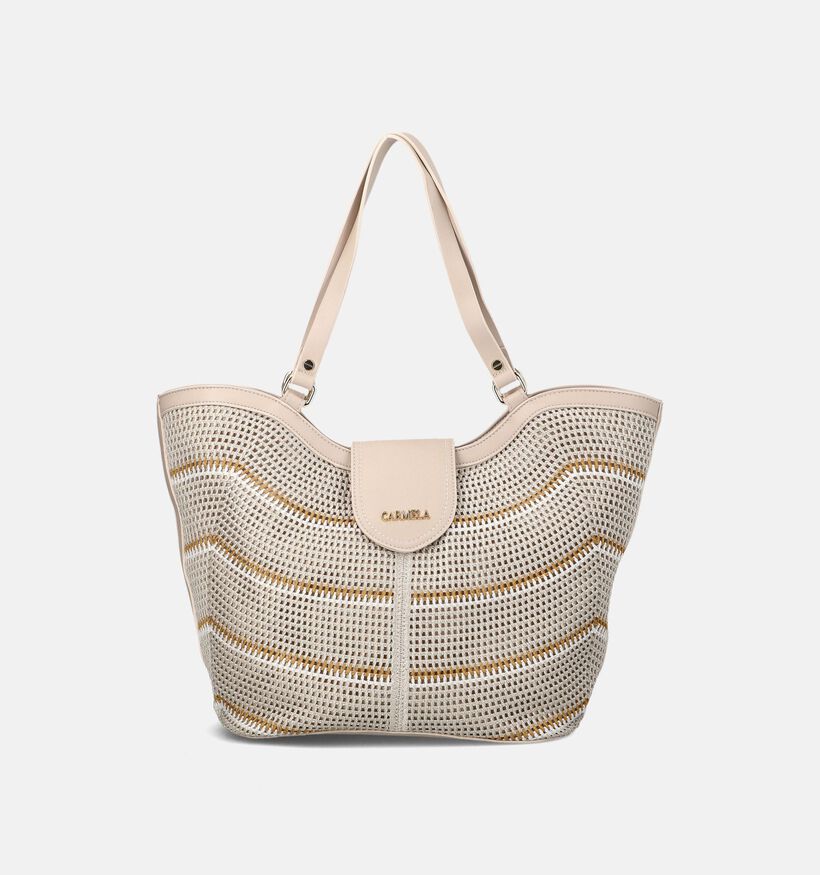 Carmela Beige Shoppertas voor dames (373578)