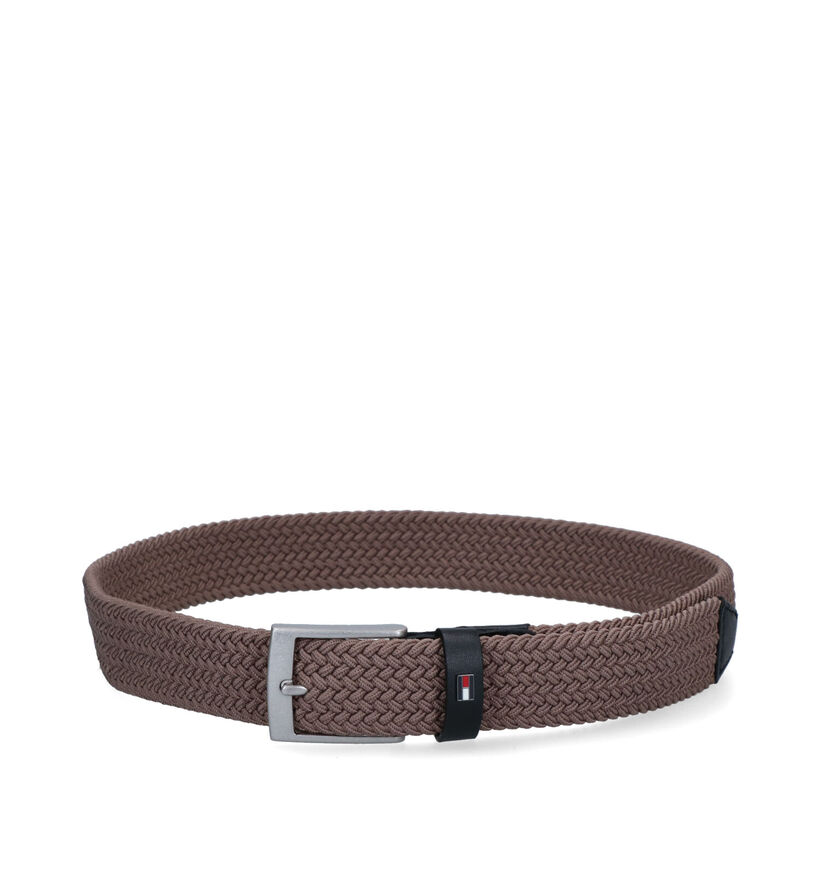 Tommy Hilfiger Aden Elastic Ceinture en Taupe pour hommes (311103)