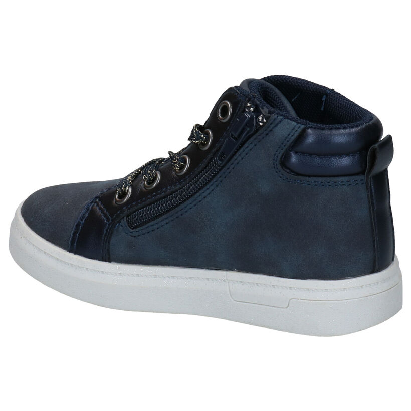 K3 Chaussures hautes en Bleu foncé en simili cuir (280761)