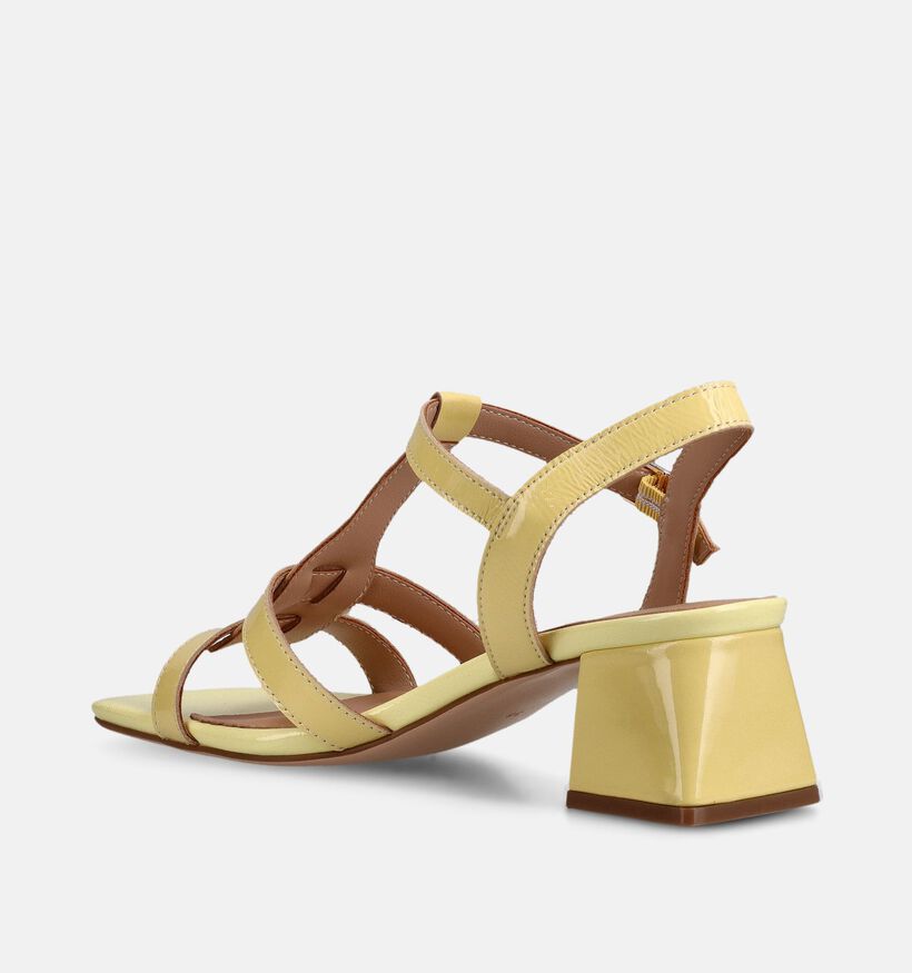 Regarde le Ciel Amalia Gele Sandalen met hak voor dames (372983)