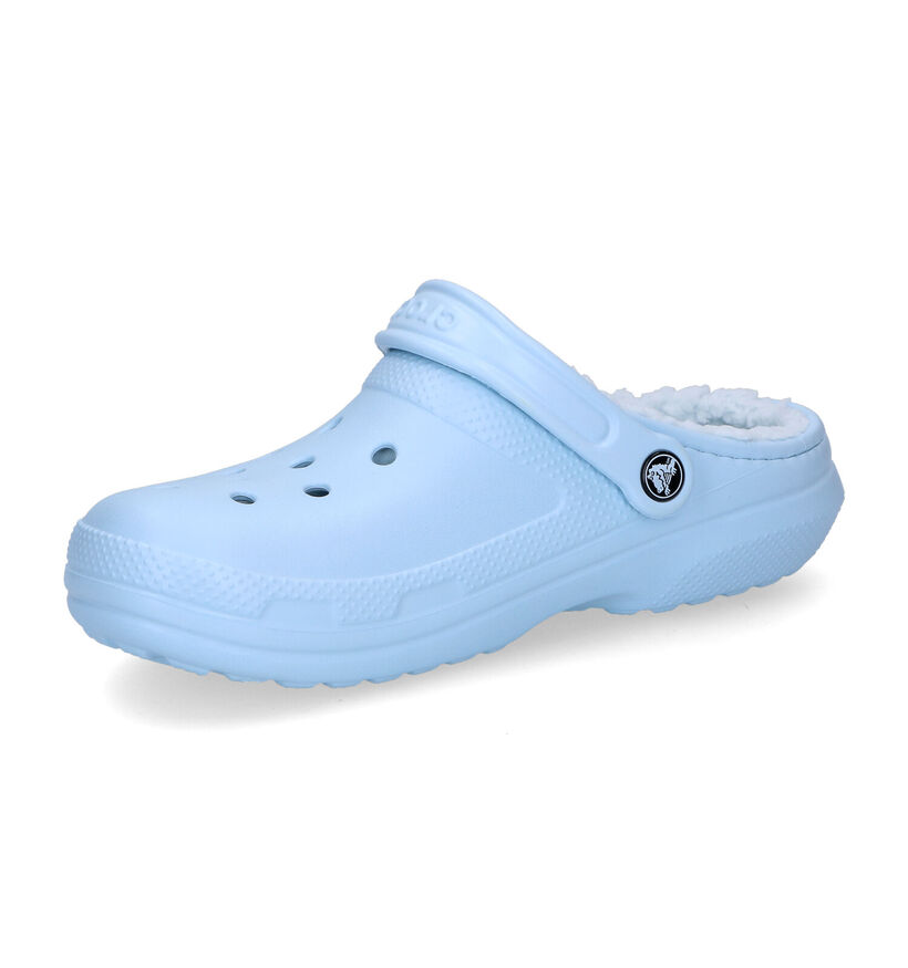 Crocs Classic Fuzz-lined Clog Zwarte Slippers voor dames (298589)